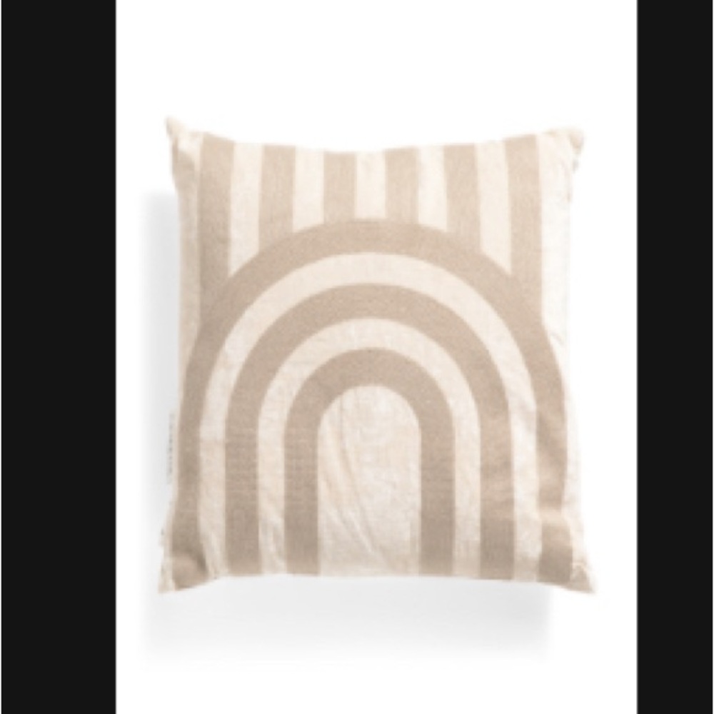 LEMIEUX ET CIE Emb Velvet Decorative Pillow Boho NEW set